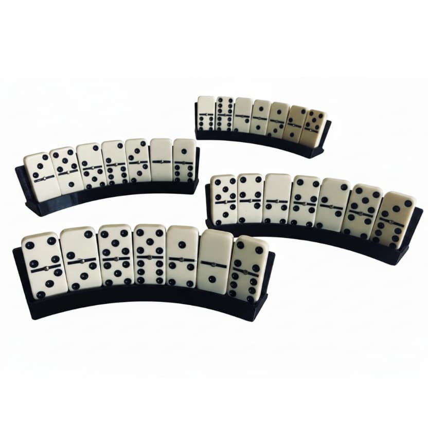 Suporte para Dominó - Ergonômico Curvo - Kit 4 Peças