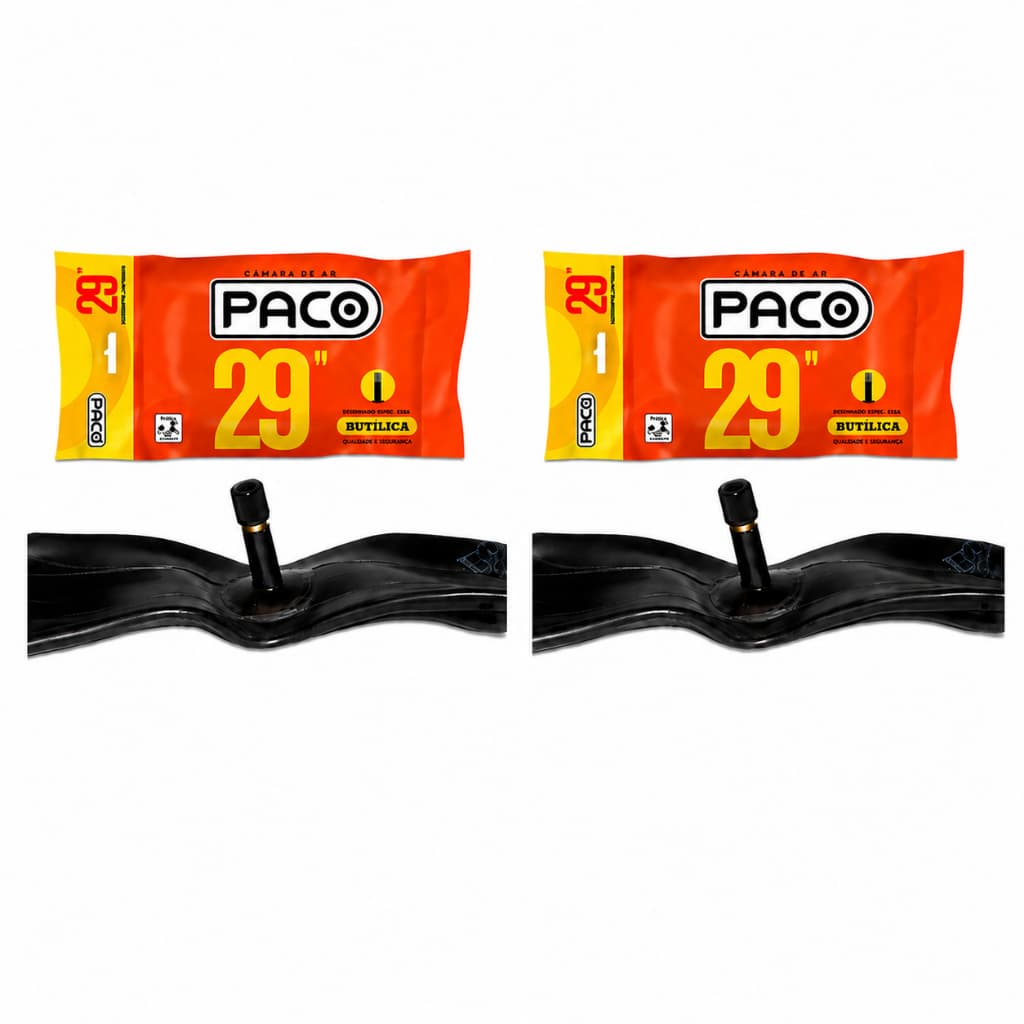 Kit de 2 Camaras de Ar Bicicleta Bike Mtb Esporte  29x1.95/2.125 Av 48mm Tamanho 29 borracha  Schrader valvula americana