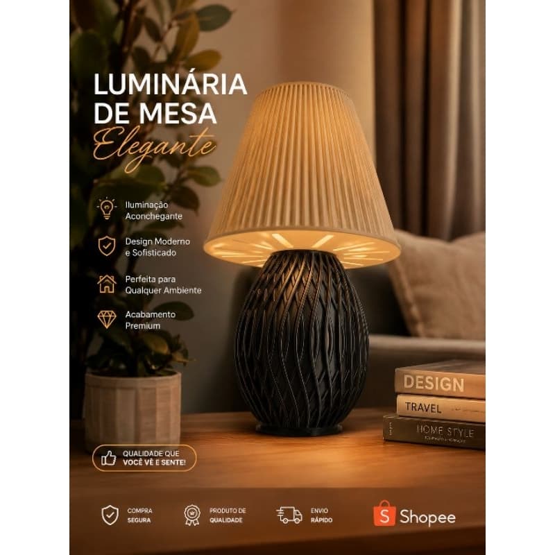 Luminária de mesa