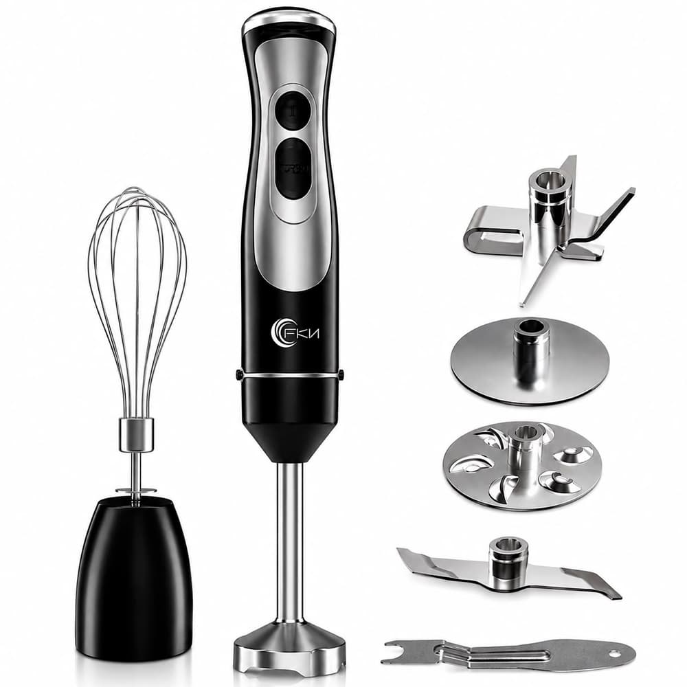 Mixer Vertical Processador De Alimento Turbo 400w 5 em 1 8 Velocidades