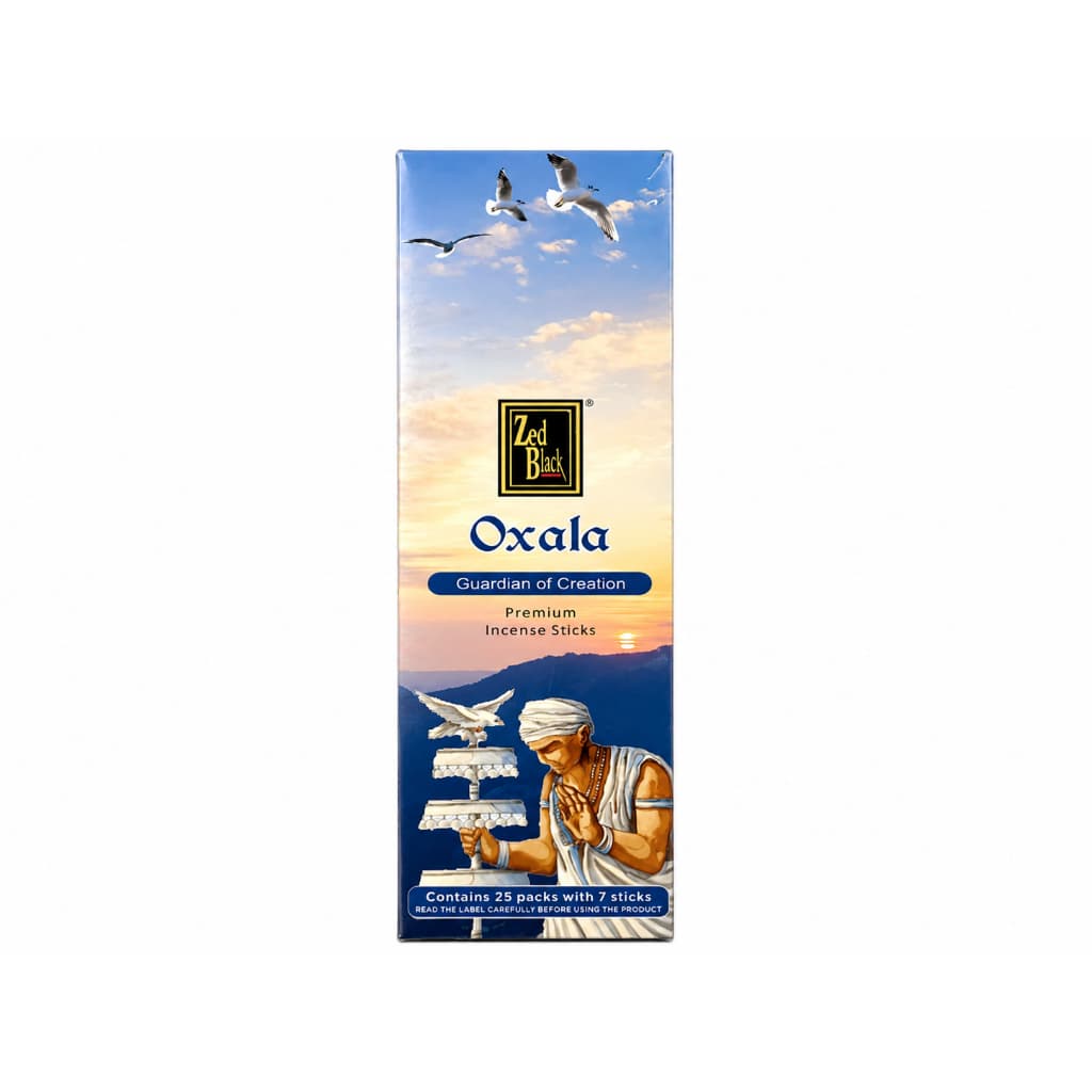 Incenso Zed Black Oxalá – Premium Incense Sticks