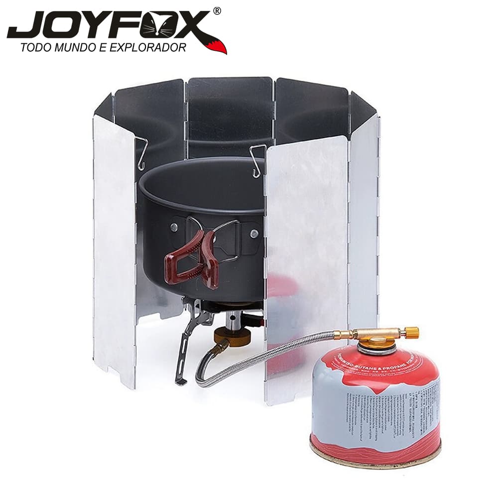 Protetor De Vento Para Fogareiro Wind Shield Joyfox Camping