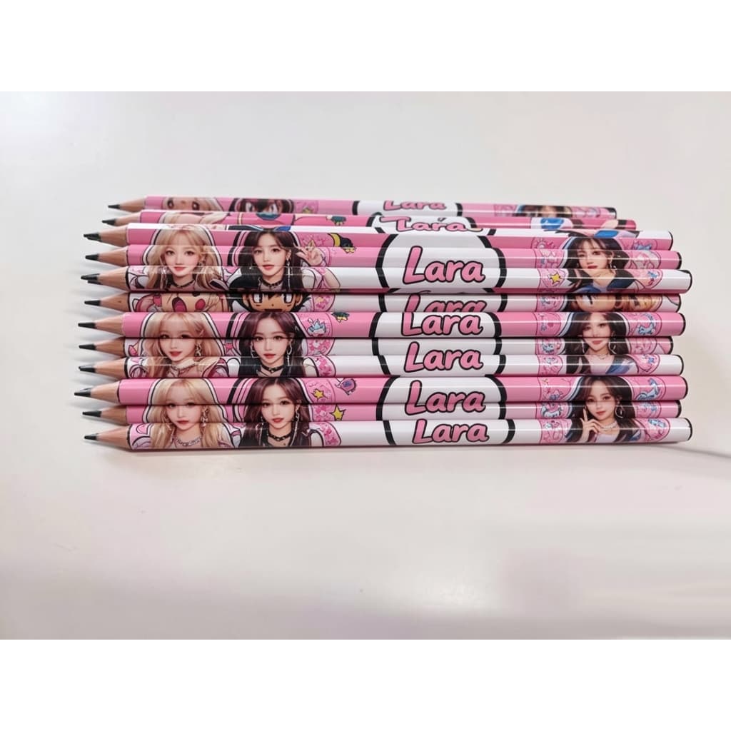 Lapis personalizado das Guerreiras K-pop lembrancinhas infatil e todos os temas