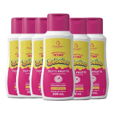 6 Un Sabonete Íntimo Bebeloo Tutti Frutti Bio Instinto 200ml