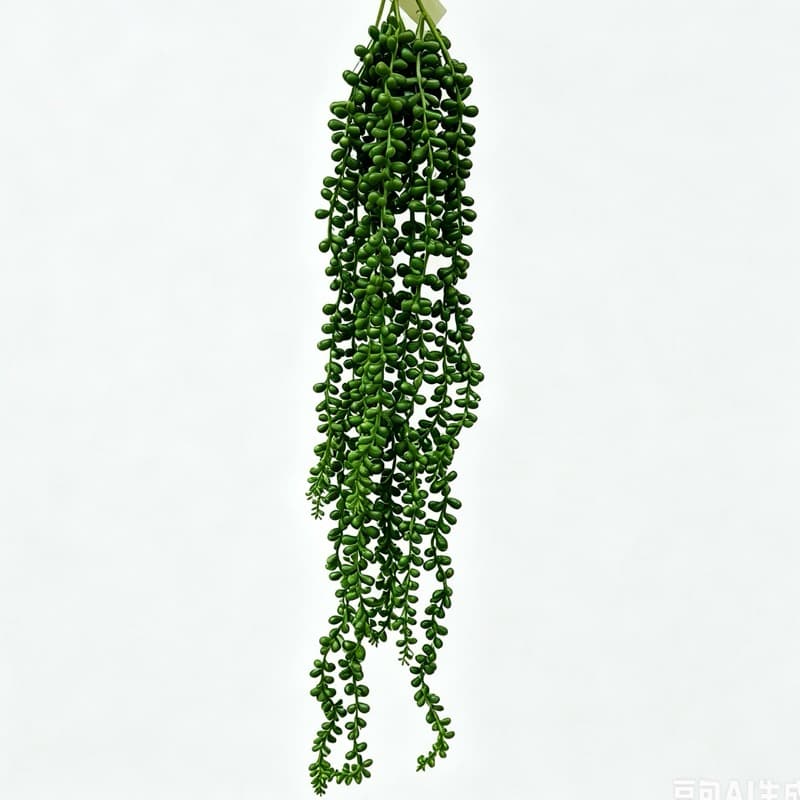 1 pendente de folhagem artificial silicone atura 60cm