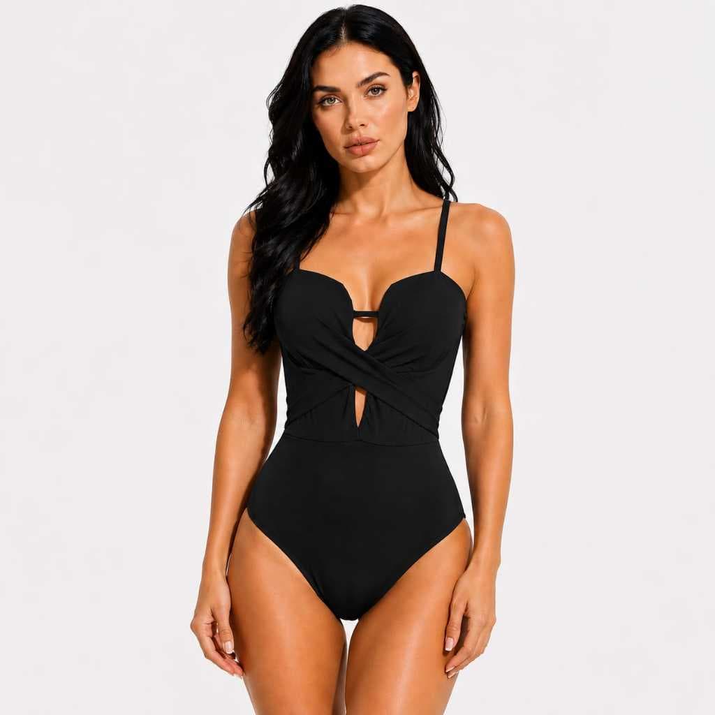 Body Feminino Decote Cruzado Elegante Moda Verão