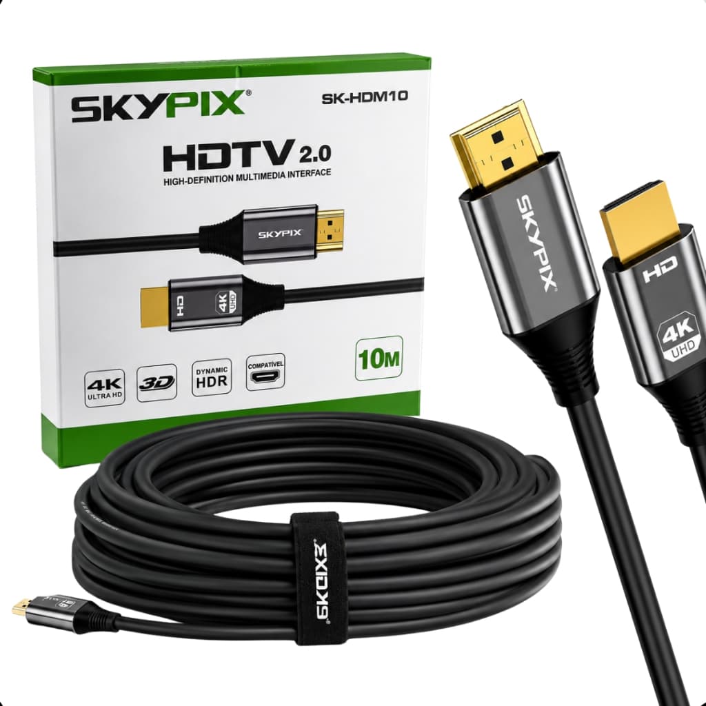 Cabo Hdmi 4k 2.0 Ultra Hd 3d Blindado Ethernet Tv Ps5 Hdr Pc