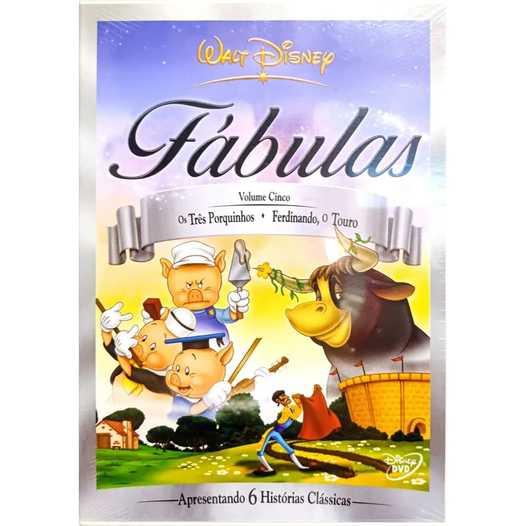 Dvd Fabulas Disney vol 5 original lacrado top