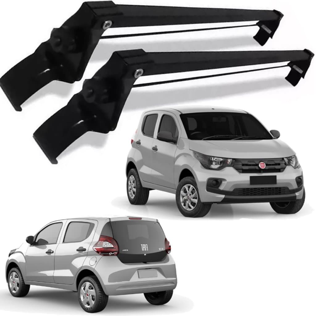 Rack de Teto Bagageiro Suporte Travessa Fiat Mobi ano 2016 a 2025