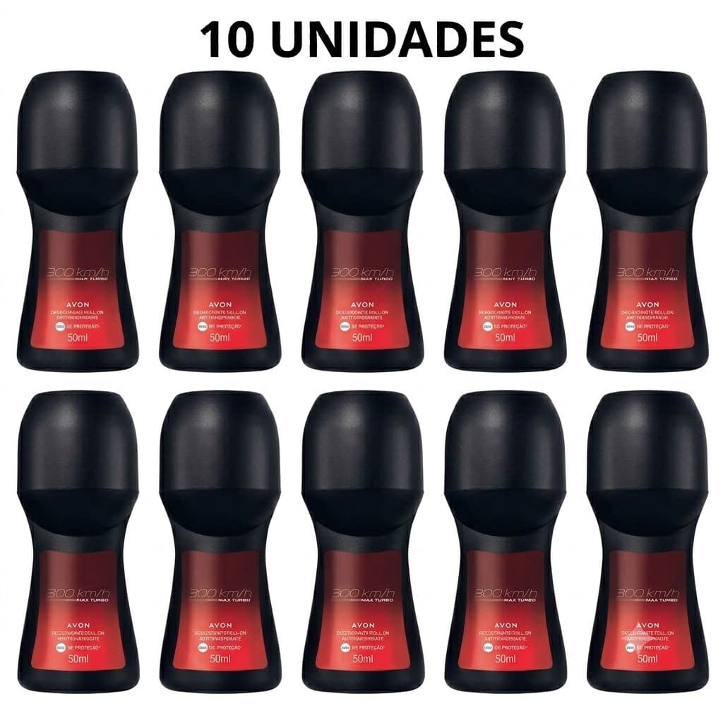 Kit 10 Unidades Desodorante Antitranspirante  Roll-On Avon - 50 ml - Diversas Fragrâncias