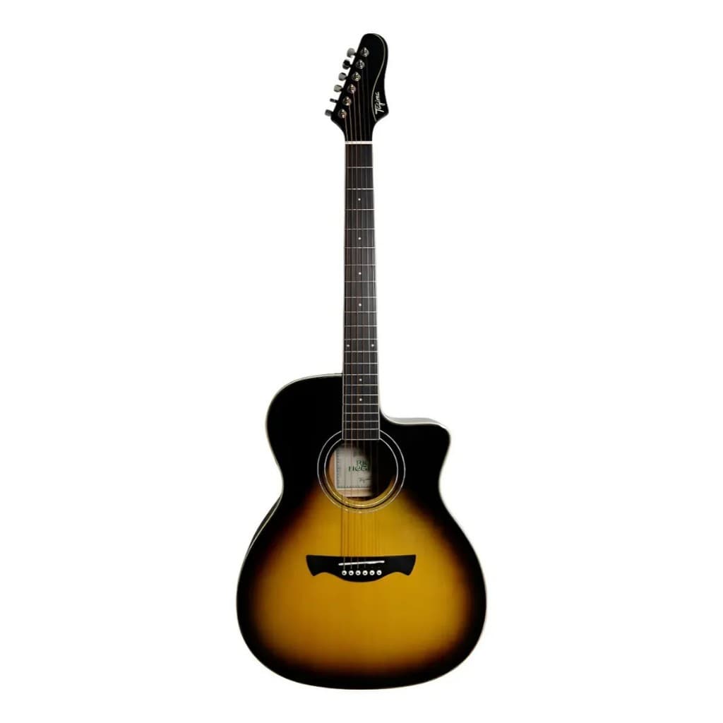 Violão Elétrico Tagima Serie America Aço Vintage Sunburst