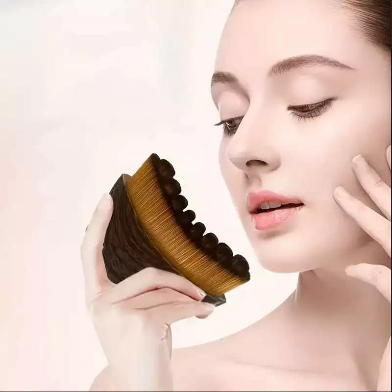Escova Facial de Contorno Linfático, Ferramenta de Massagem Facial para Afinar o Rosto, Aplicador Corporal para
