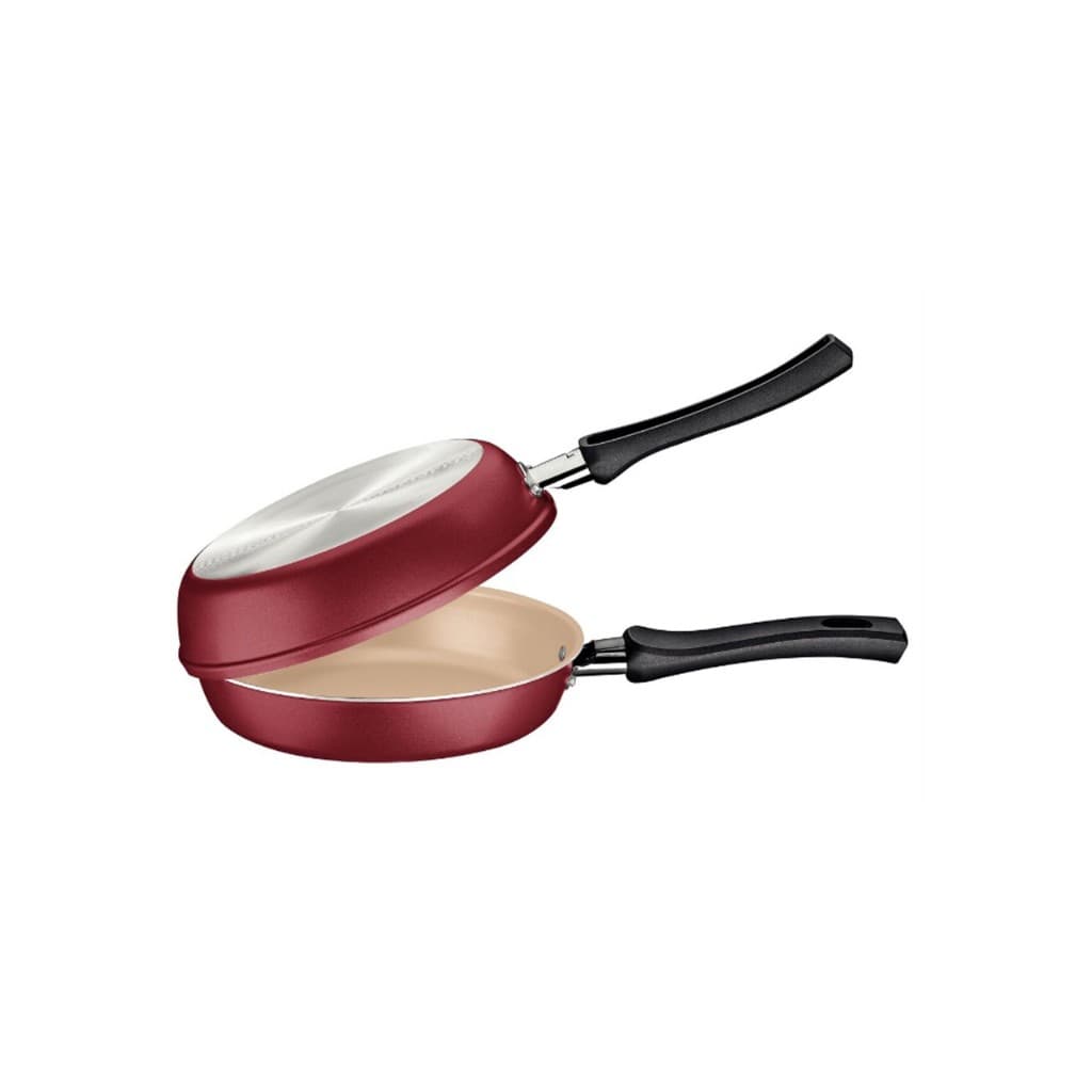 Omeleteira Loreto em Alumínio Antiaderente Starflon Vermelho 20 cm - Tramontina