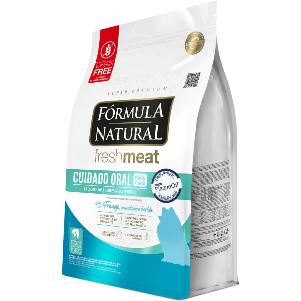 FORMULA NATURAL FRESH MEAT CUIDADO ORAL CAO PEQUENO 1KG