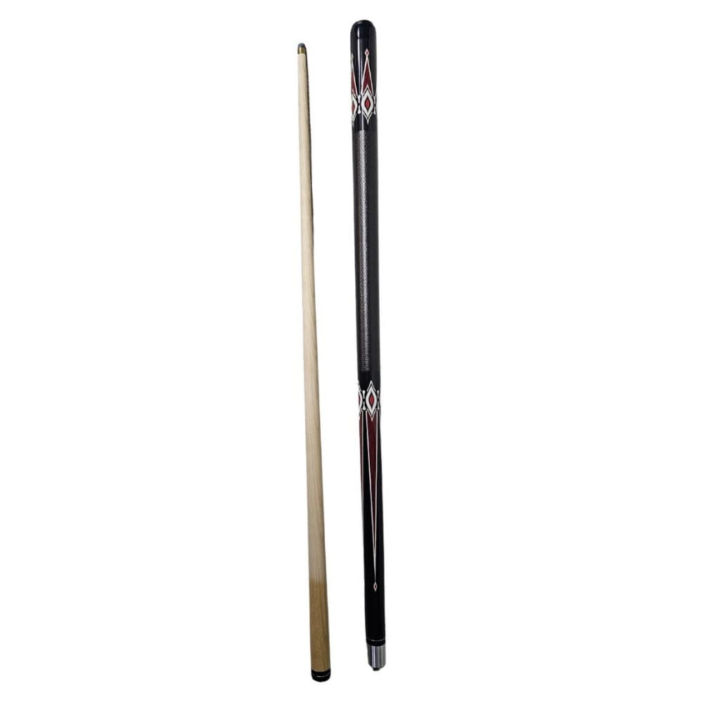 Taco Sinuca Bilhar Bipartido 10mm e 11mm Ash Qualidade Profissional Azul e preto