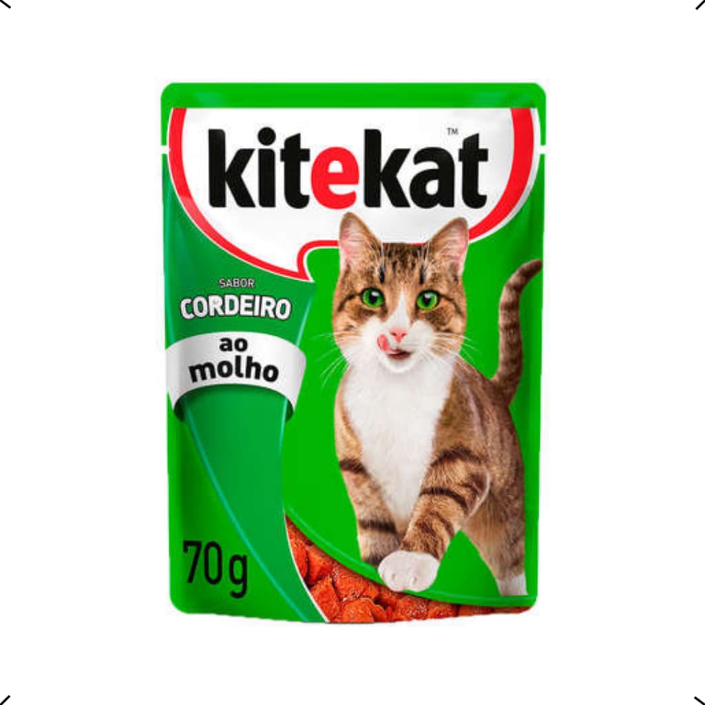 SACHÊ KITEKAT GATO CORDEIRO 70G 24UNIDADES