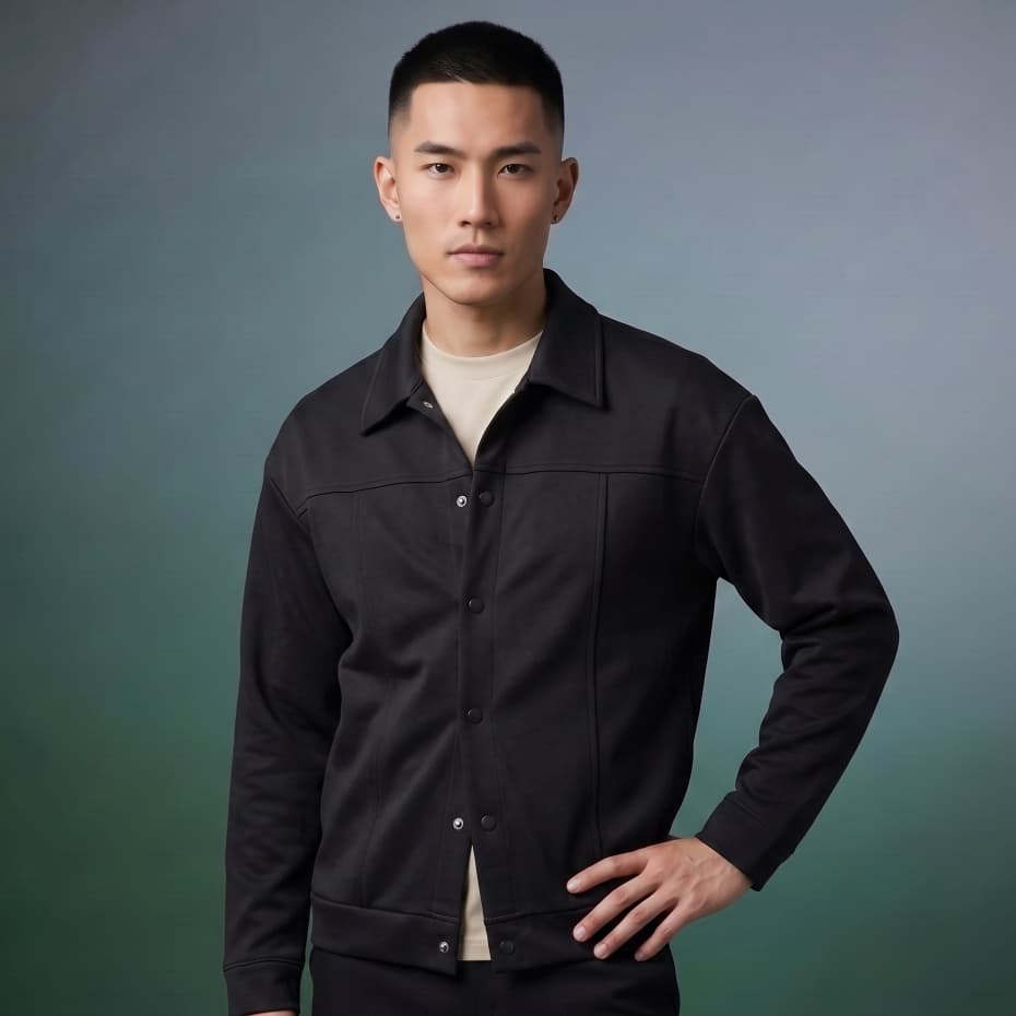 Jaqueta Masculina Overshirt Premium Botões Casaco Casual Manga Longa Inverno
