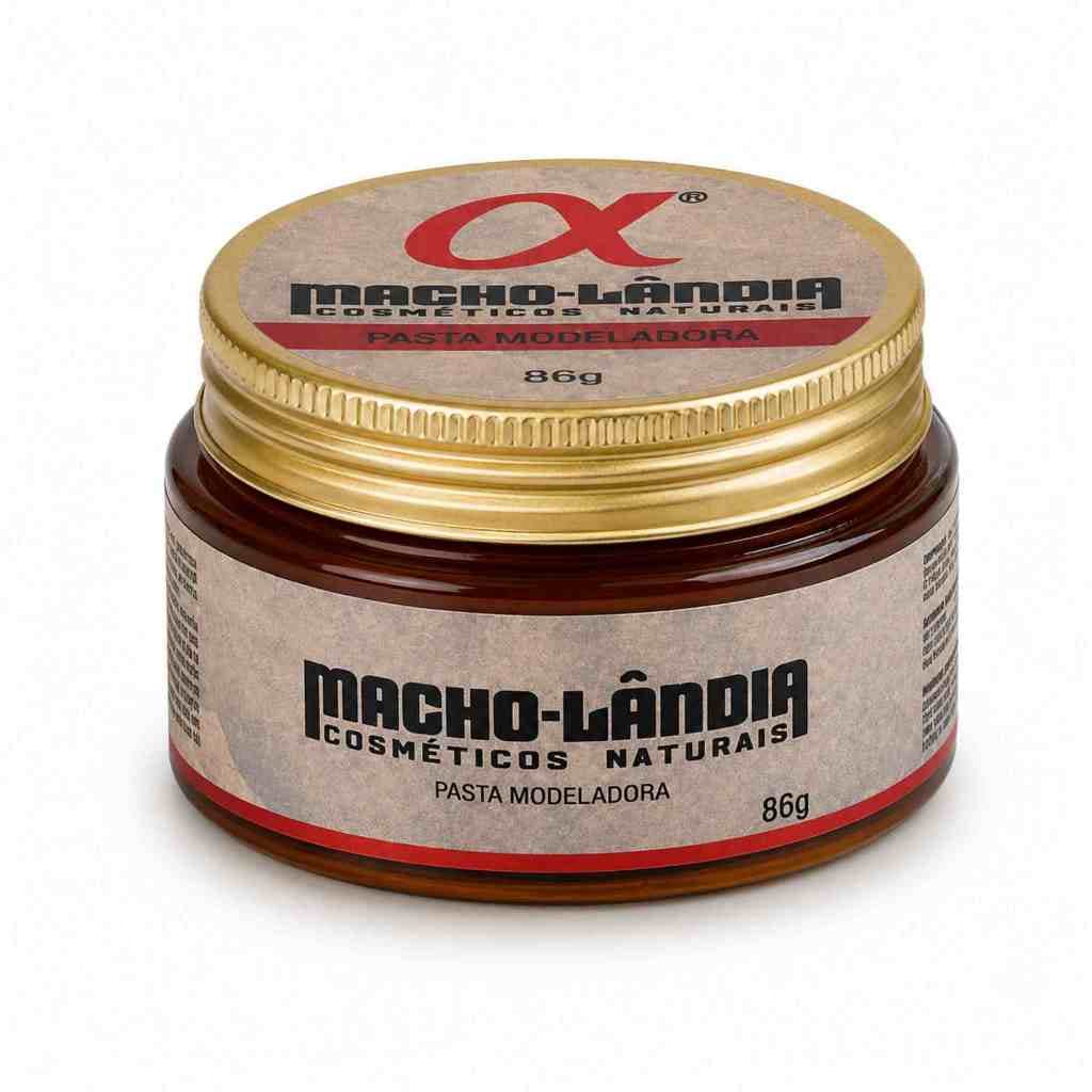 Pomada Modeladora Macho Lândia Pasta Fix 007 Fixação Forte Efeito Matte 86g