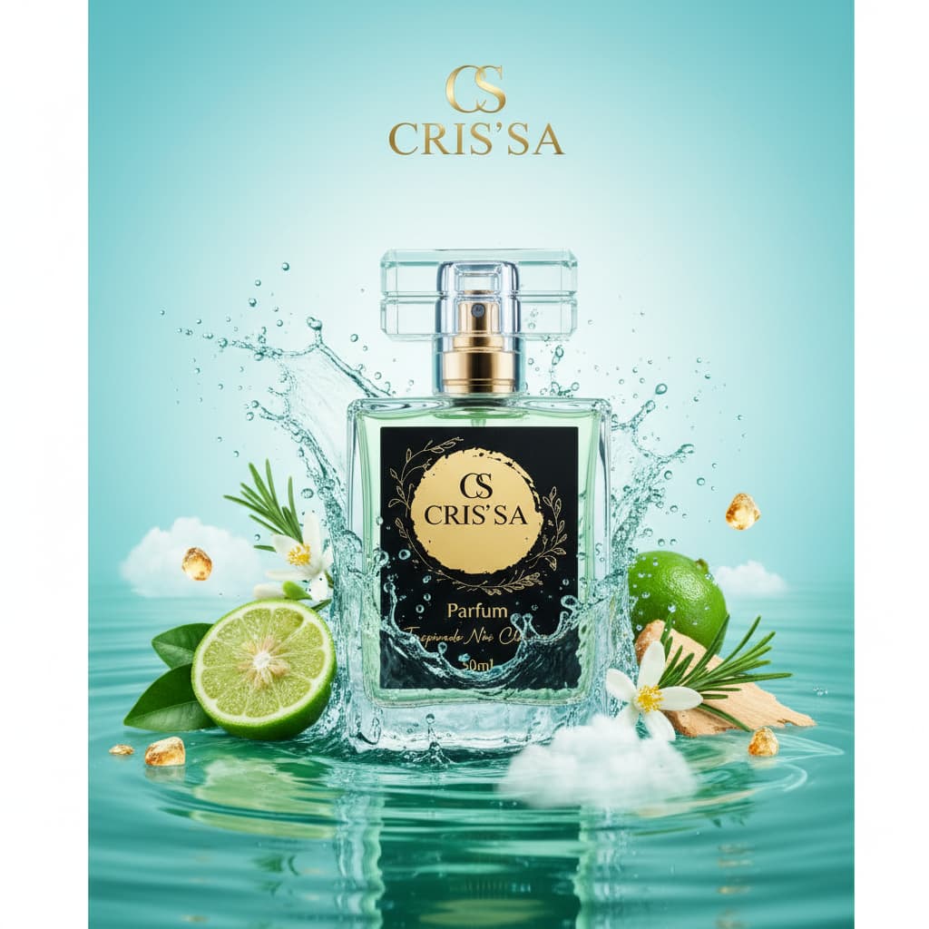 Perfume Masculino Aquático Marinho Bergamota Cedro Acqua di Rio 50ml Longa Duração Crissa
