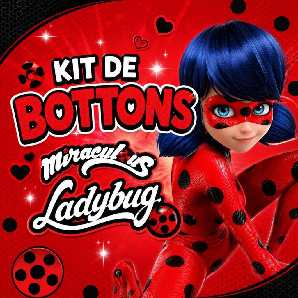 Bottons Miraculous Ladybug