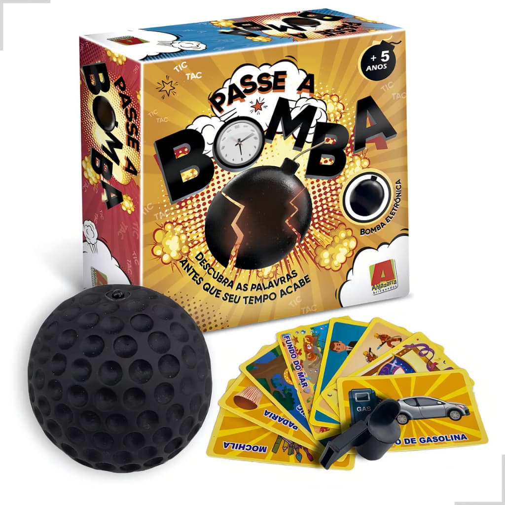 Jogo De Mesa Passe A Bomba Junior Luz E Som Divertido - Algazarra