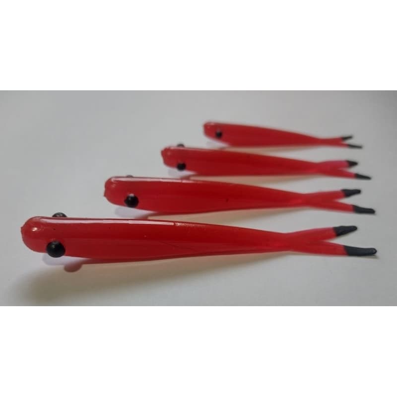 Isca artificial manjuba 10cm 10 unidades.