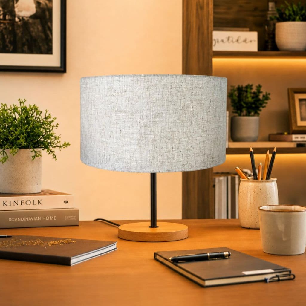Cúpula Luminária para Abajur e Pendente Cilíndrica 40x40x22 Casa Decoração