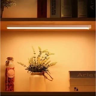30/50cm Lâmpada noturna LED com sensor sem fio USB recarregável cozinha guarda-roupa