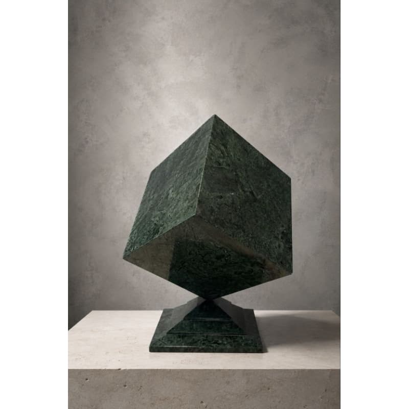 Cubo Órbita Pedra Natural Giratório