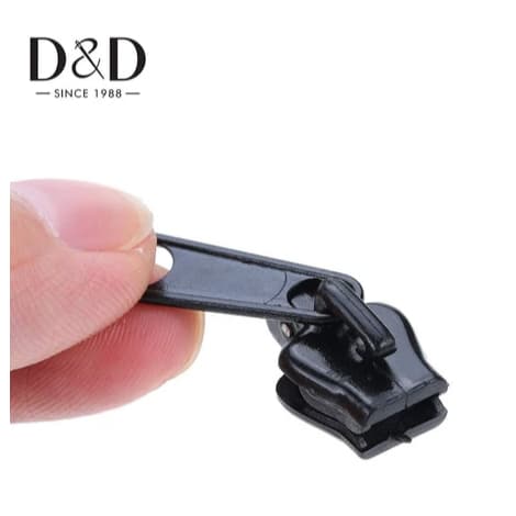 10pcs/Zipper  Multifuncional Preto Replacement Zipper Fastener Ferramenta De Costura Fixo DIY Slider Reparo De Saco