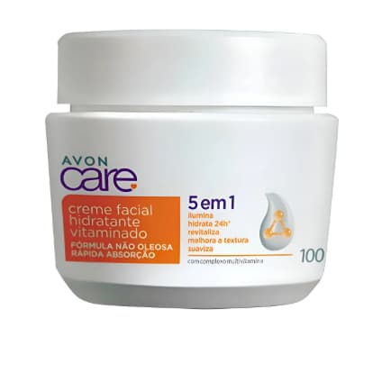 AVON CARE - CARE CREME FACIAL 6  EM 1 HIDRATANTE VITAMINADO 100G - ESCOLHA
