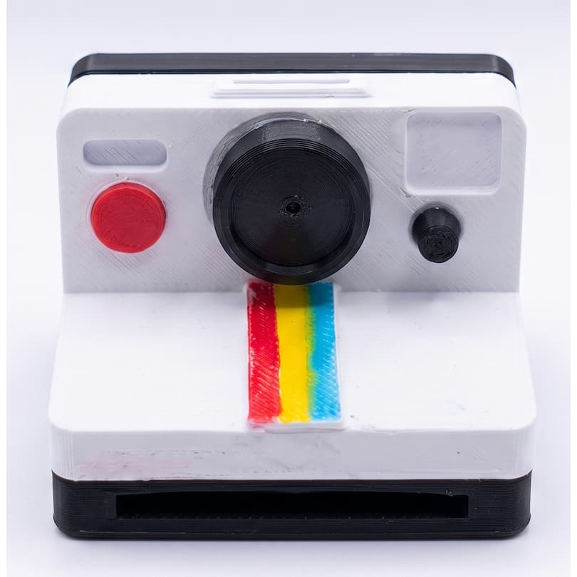 Porta Foto e Post-it Câmera Retrô | 2 em 1 | Impressão 3D