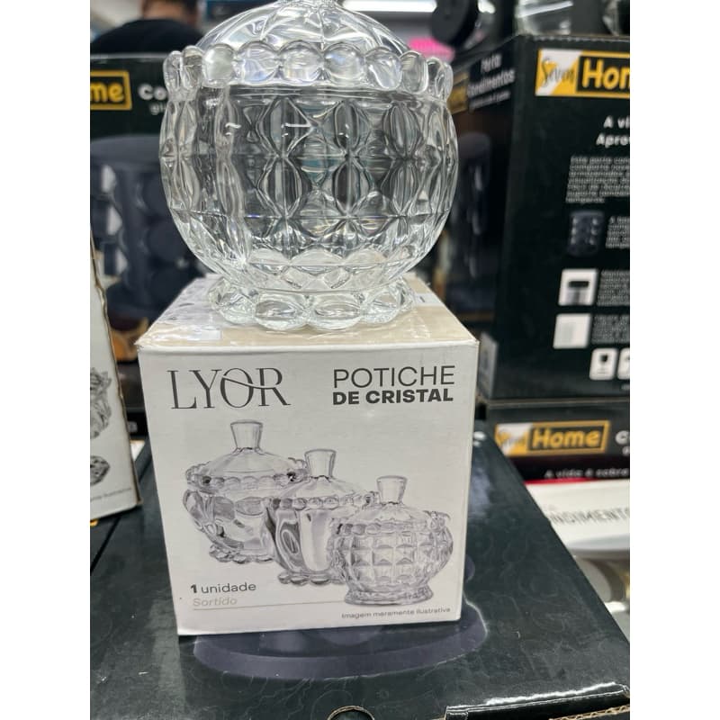 POTICHE DE CRISTAL