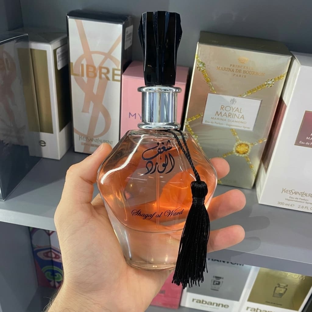 Shagaf Al Ward Perfume Árabe Original Feminino Al Wataniah Eau de Parfum 100ml