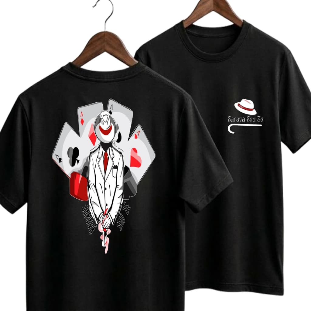 Camisas Ze Pilintra Sarava Seu Zé Umbanda 100% Algodão Fio 30.1 Premium Confortável Masculina Feminina