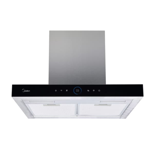 Coifa de Parede 60cm Inox com Vidro 4 Bocas 127V (110V) MH60M77AT22MW1 Midea