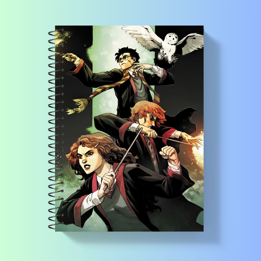 Caderno Harry Potter Personalizado Capa Dura 1, 10, 20 Materias