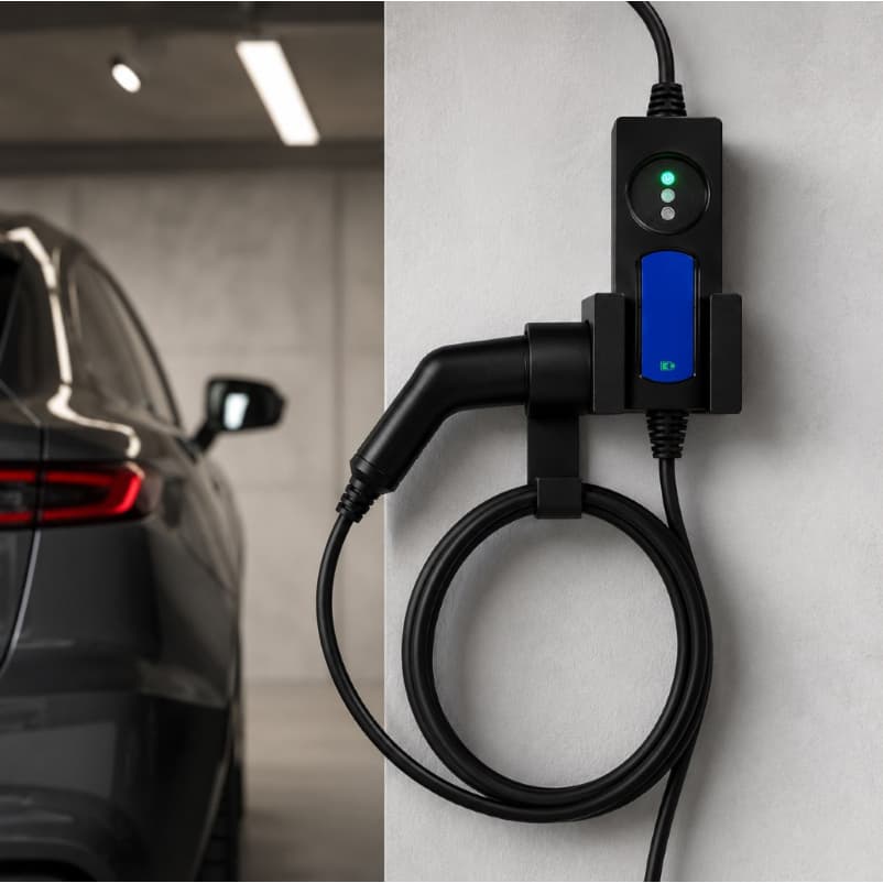 Suporte 3 em 1 Carregador Carro Elétrico Tipo 2 Organizador Universal De Parede Para BYD BMW Audi Volvo