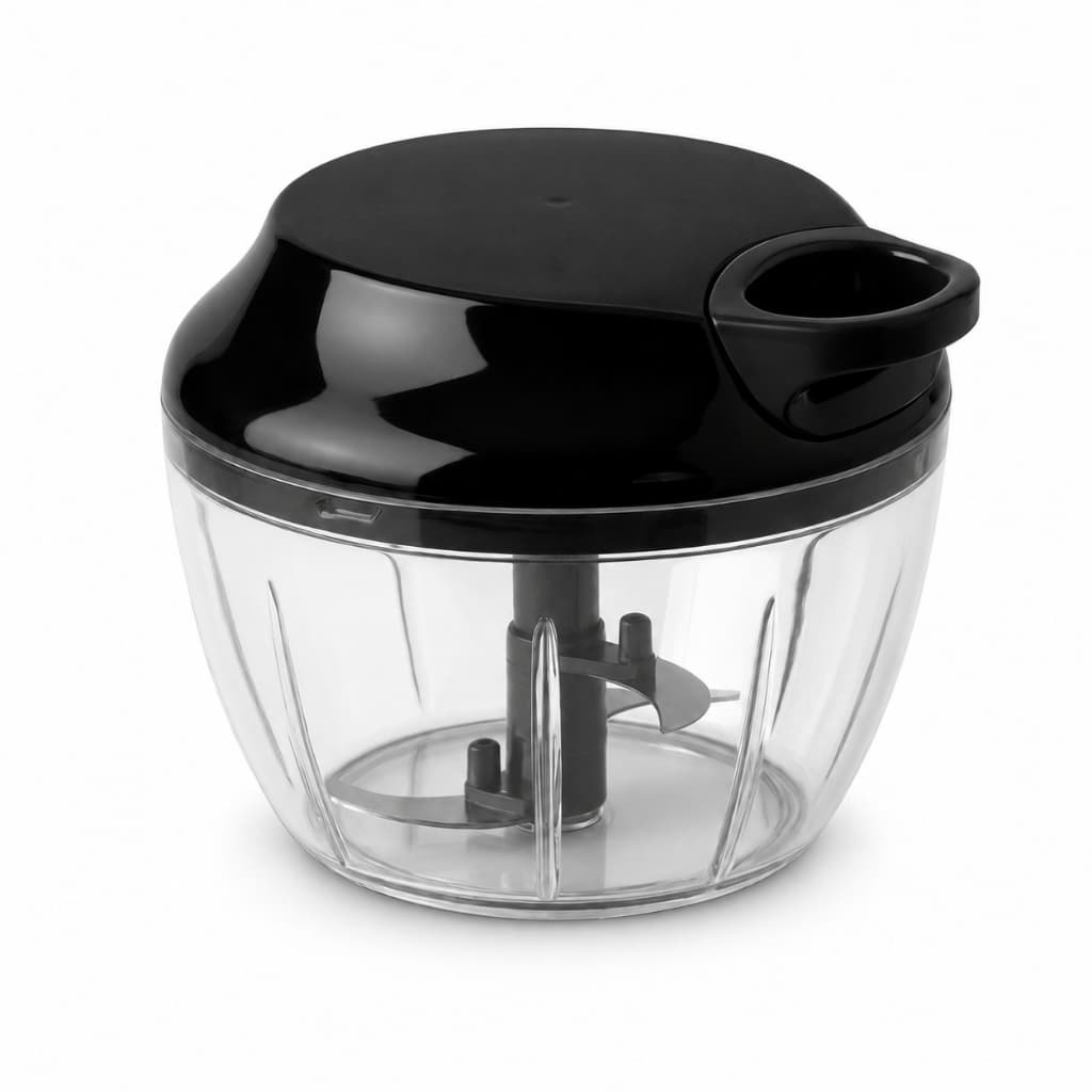 Processador Manual de Alimentos 500ml com Lâminas Inox para Cortes Precisos