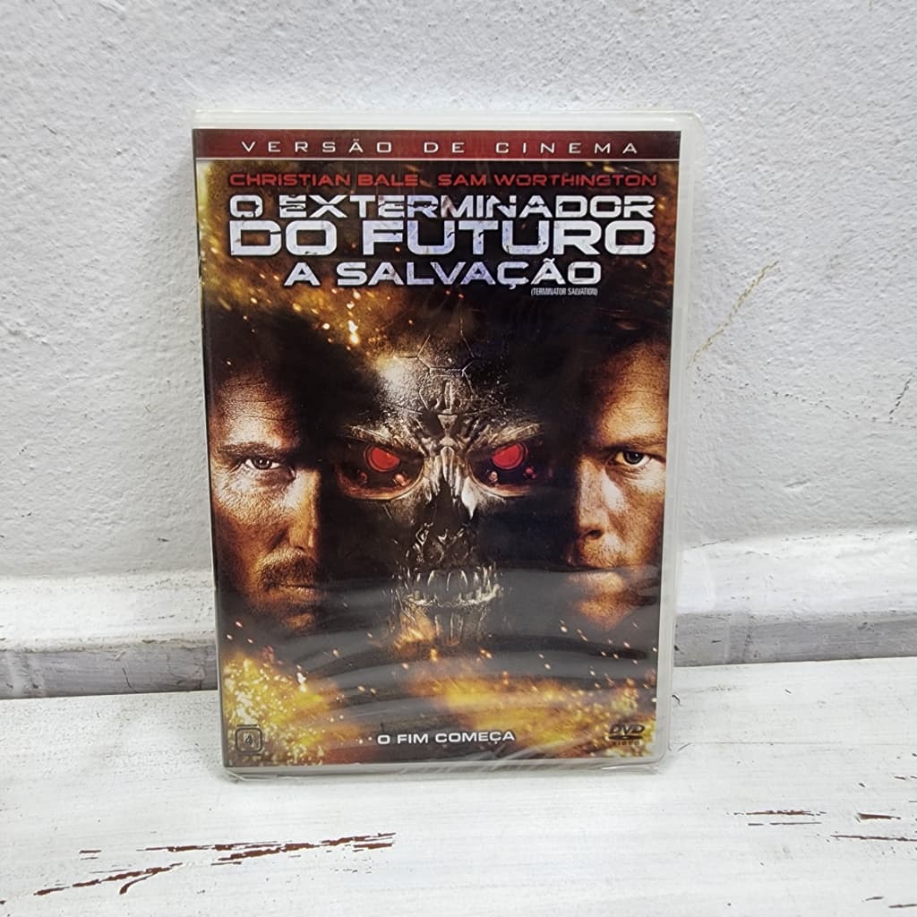 DVD O Exterminador do Futuro: A Salvação – Christian Bale – Versão de Cinema – Novo Lacrado