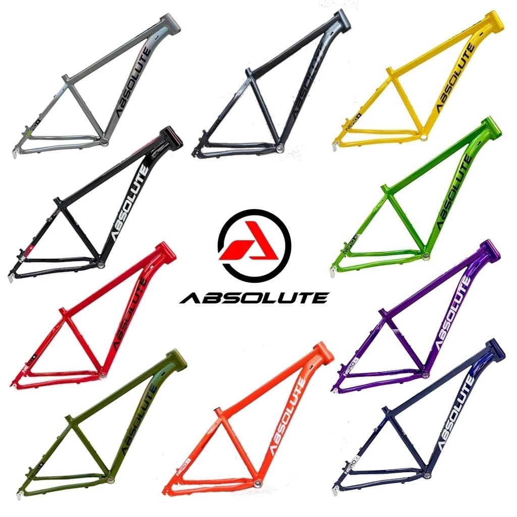 Quadro MTB 29 Absolute Nero 5 Alumínio 6061 com Passagem Interna Freio a Disco