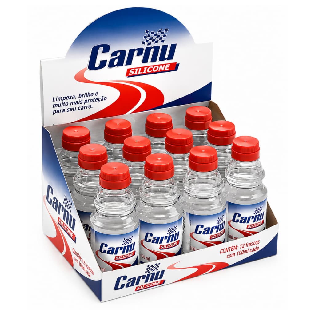 Silicone Liquido Automotivo Carnu 100ml Lubrificante