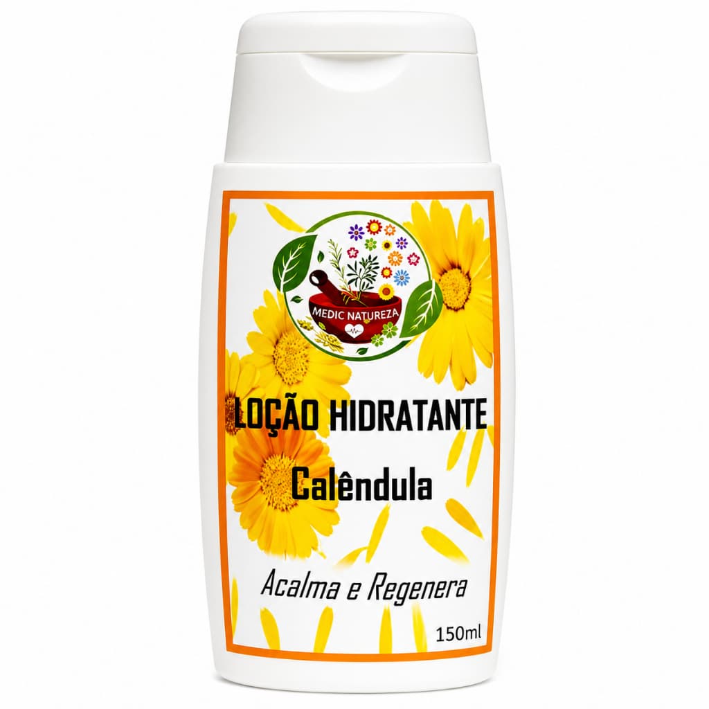 Loção Hidratante Calêndula 150ml – Acalma e Regenera a Pele
