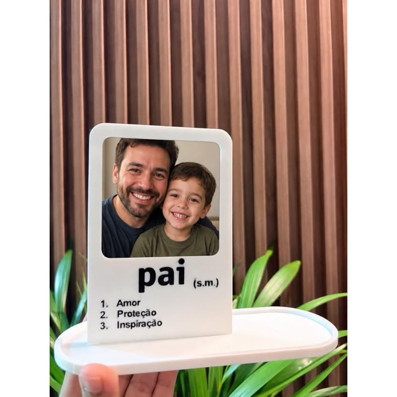 Porta retrato dia dos pais com ou sem foto impressa| lembrancinha dia dos pais| presente para pai