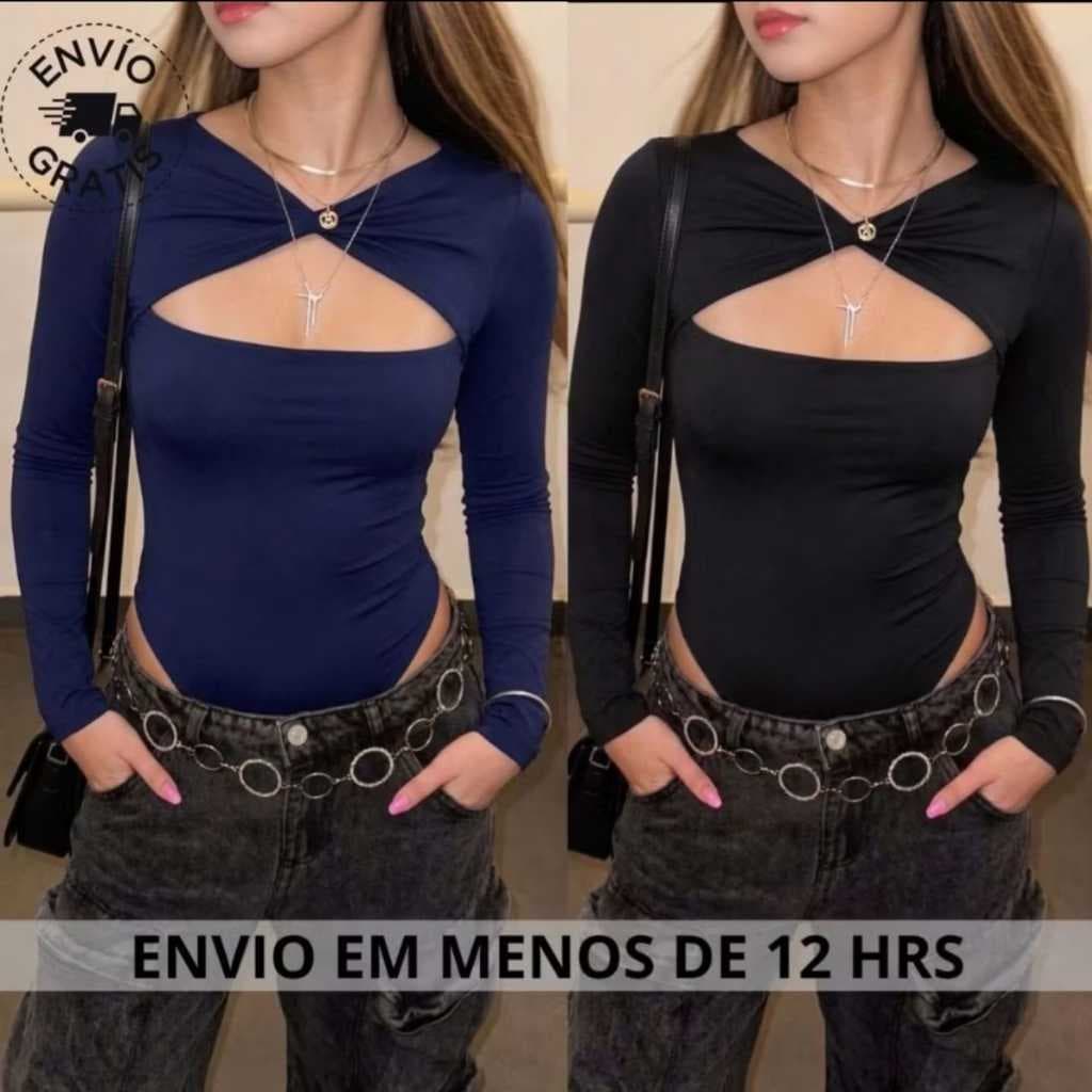 Body Feminino Estiloso Bodysuity Bori CLOE manga longa outono bori boddy roupas elegantes para frio.
