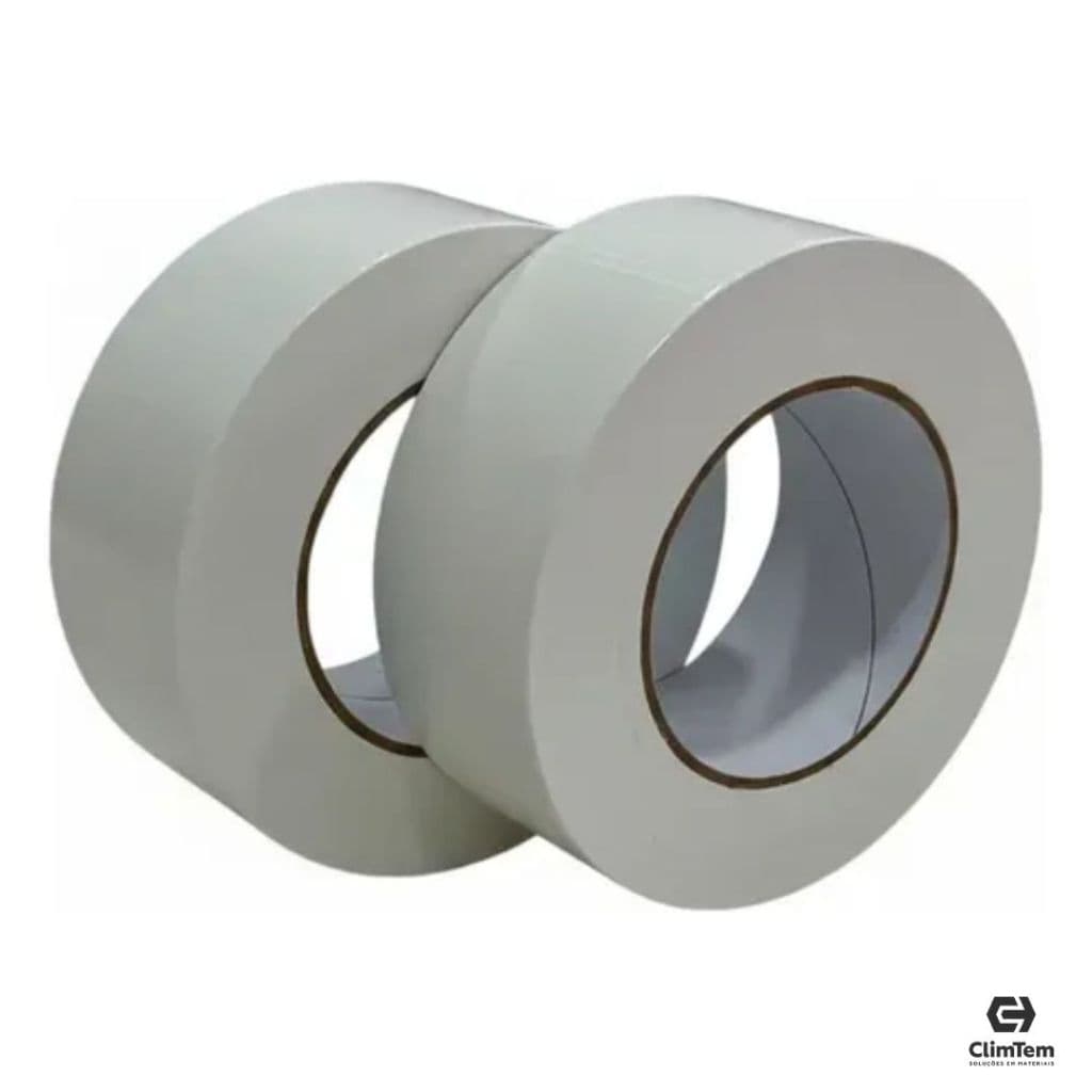 Fita Silver Tape Branca 48cm x 50m resistente versátil adesiva