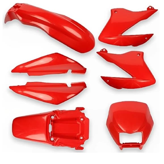 Kit Carenagem NXR 150 Bros 2003 Até 2008 Vermelho Caucaia - Protork