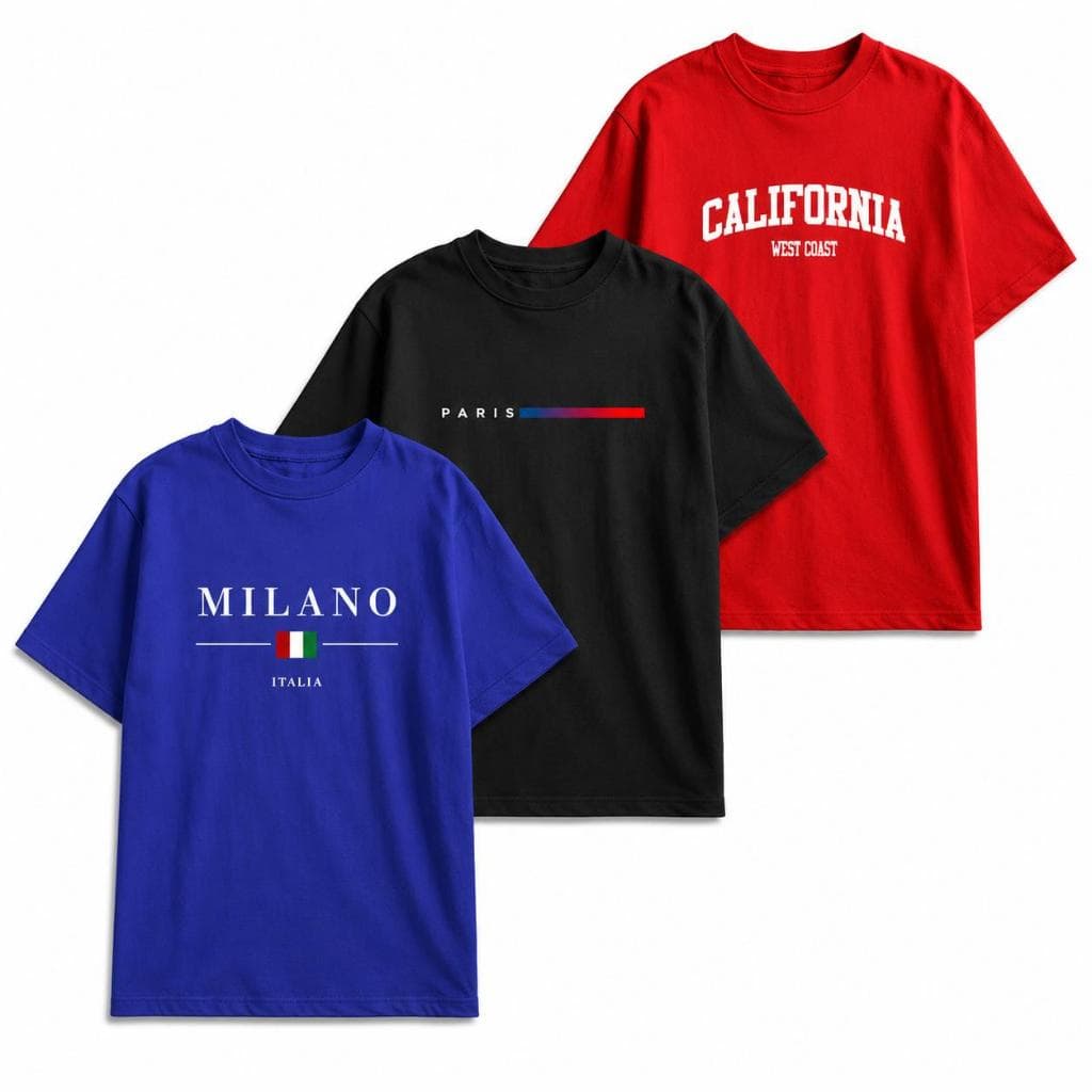 Kit Camiseta Infantil Menino Camisas 100% Algodão Estilosa