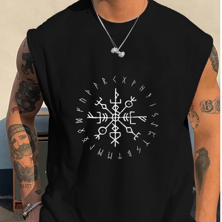 Regata Machão Academia Masculina Dimension Graphic Urban Regata Machão Algodão Premium