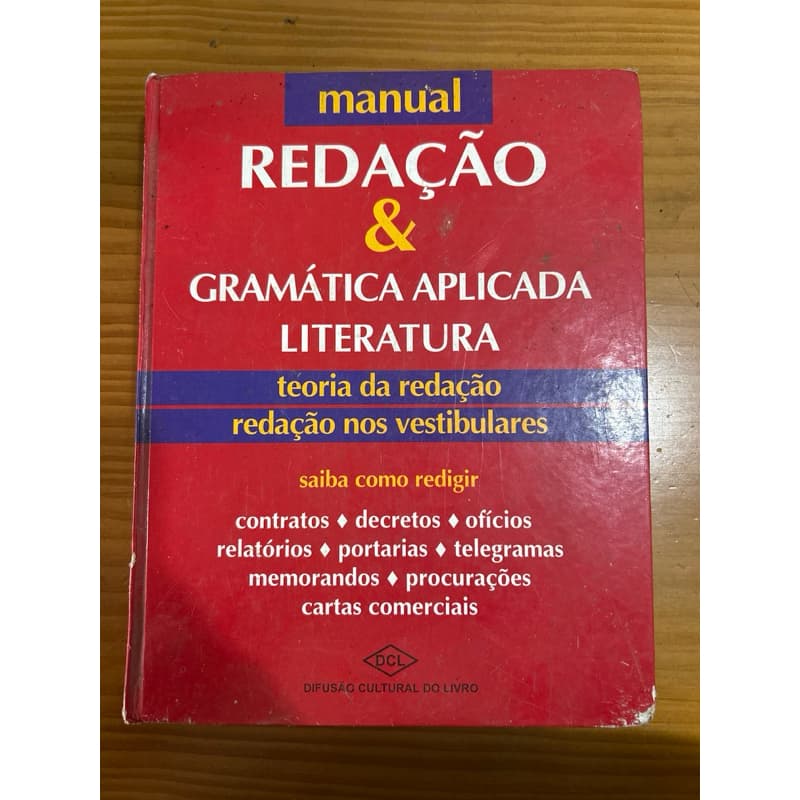 Livro Redação e gramática aplicada literatura